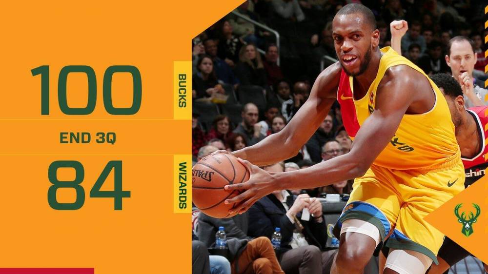 雄鹿大胜奇才,东部战绩持续攀升 雄鹿大胜奇才,东部战绩持续攀升